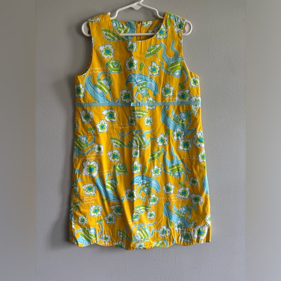 Lilly Pulitzer girls monkey on boats shift dress 7 - Picture 1 of 6